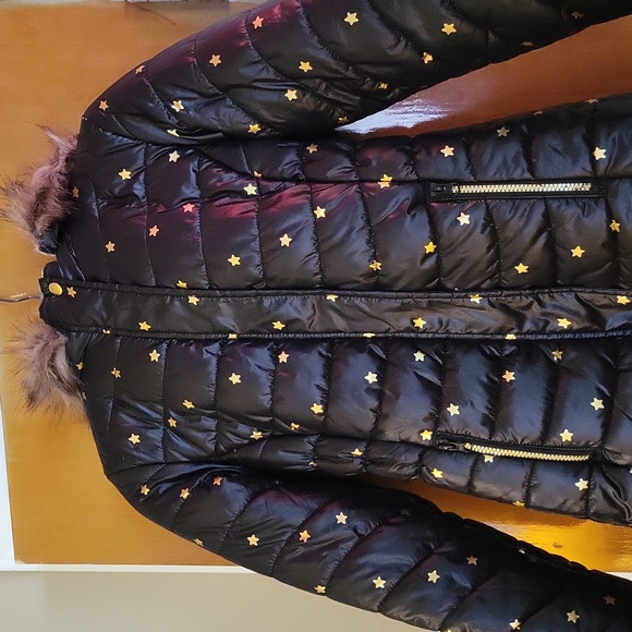 Cat & Jack Puffer Coat, Size 10/12 - Picture 2 of 5